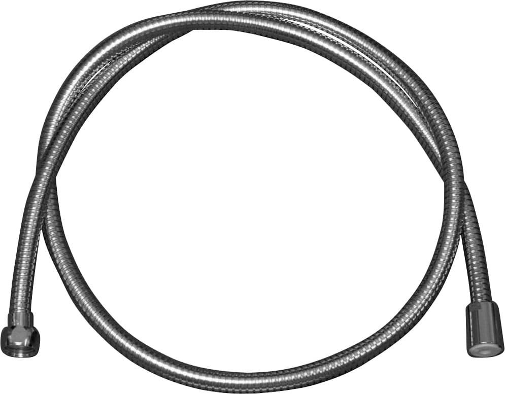 Metal bruseslange 1/2" x 1/2" 2000mm