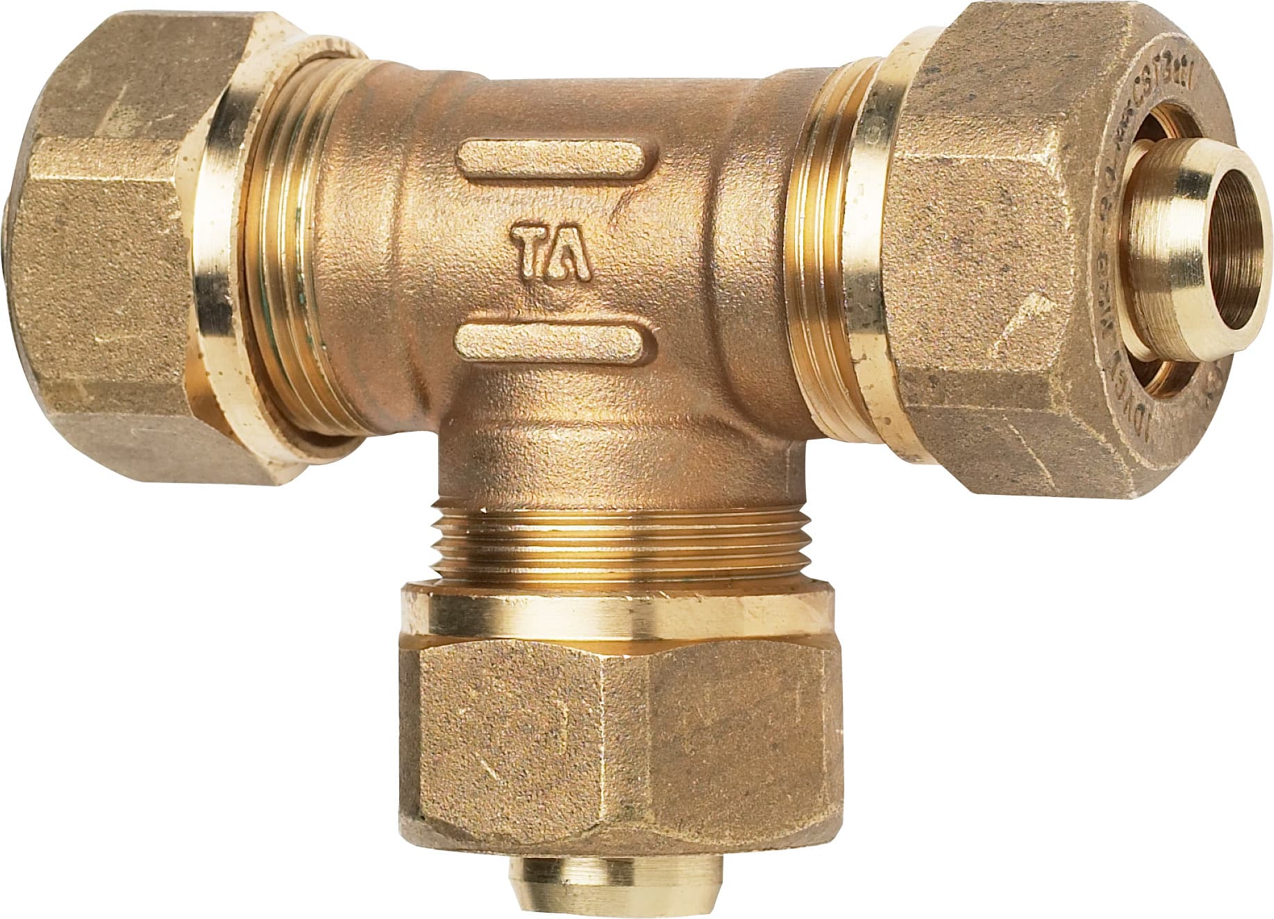 Pex t-stykke 22 mm