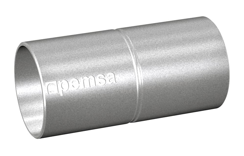 Muffe 32mm (1 1/4") l=68mm varmgalv.