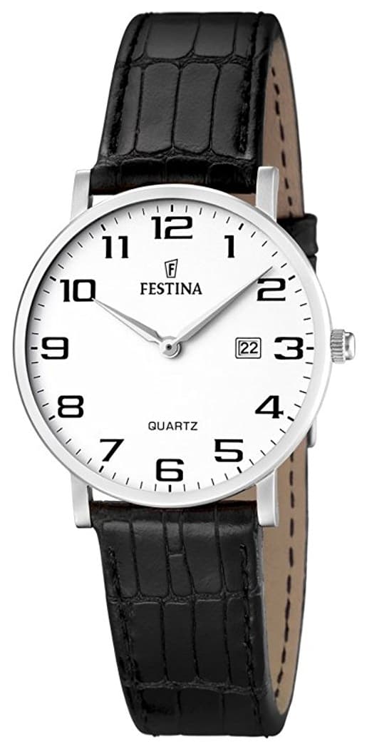 Festina Dameur F16477-1 Hvid/Læder Ø31 mm