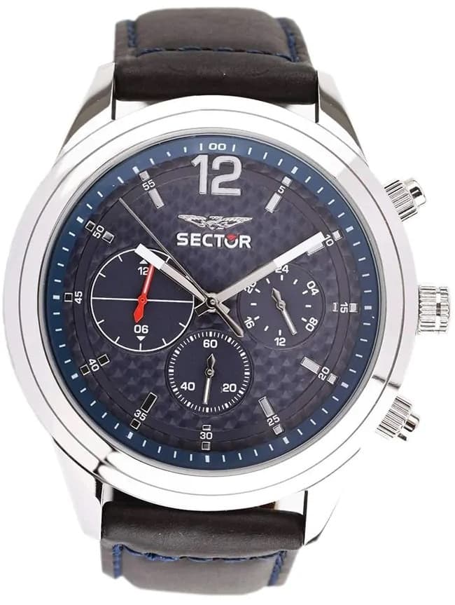Sector 670 Herreur R3251540002 Blå/Læder Ø45 mm