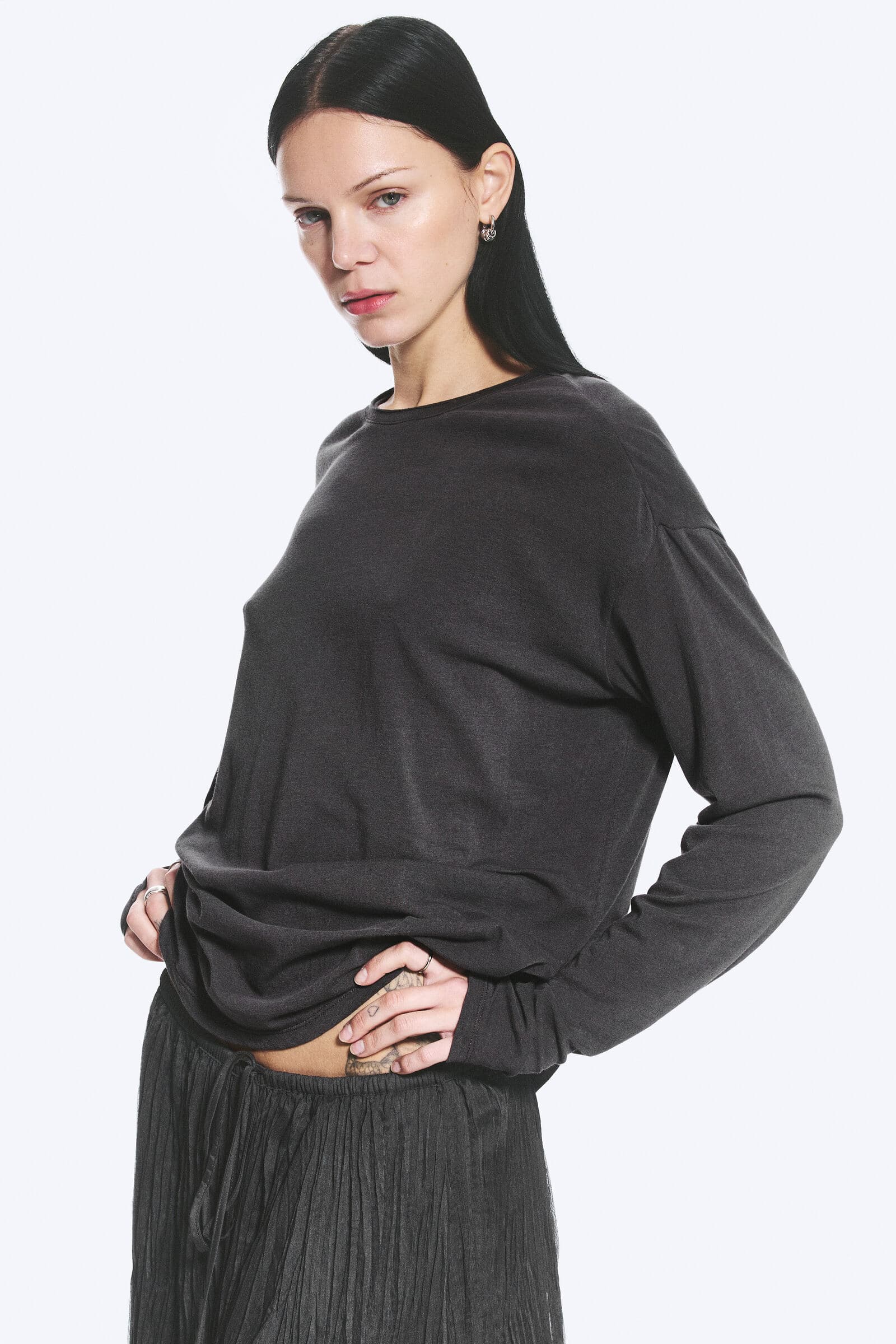 Loose Long-Sleeved T-Shirt