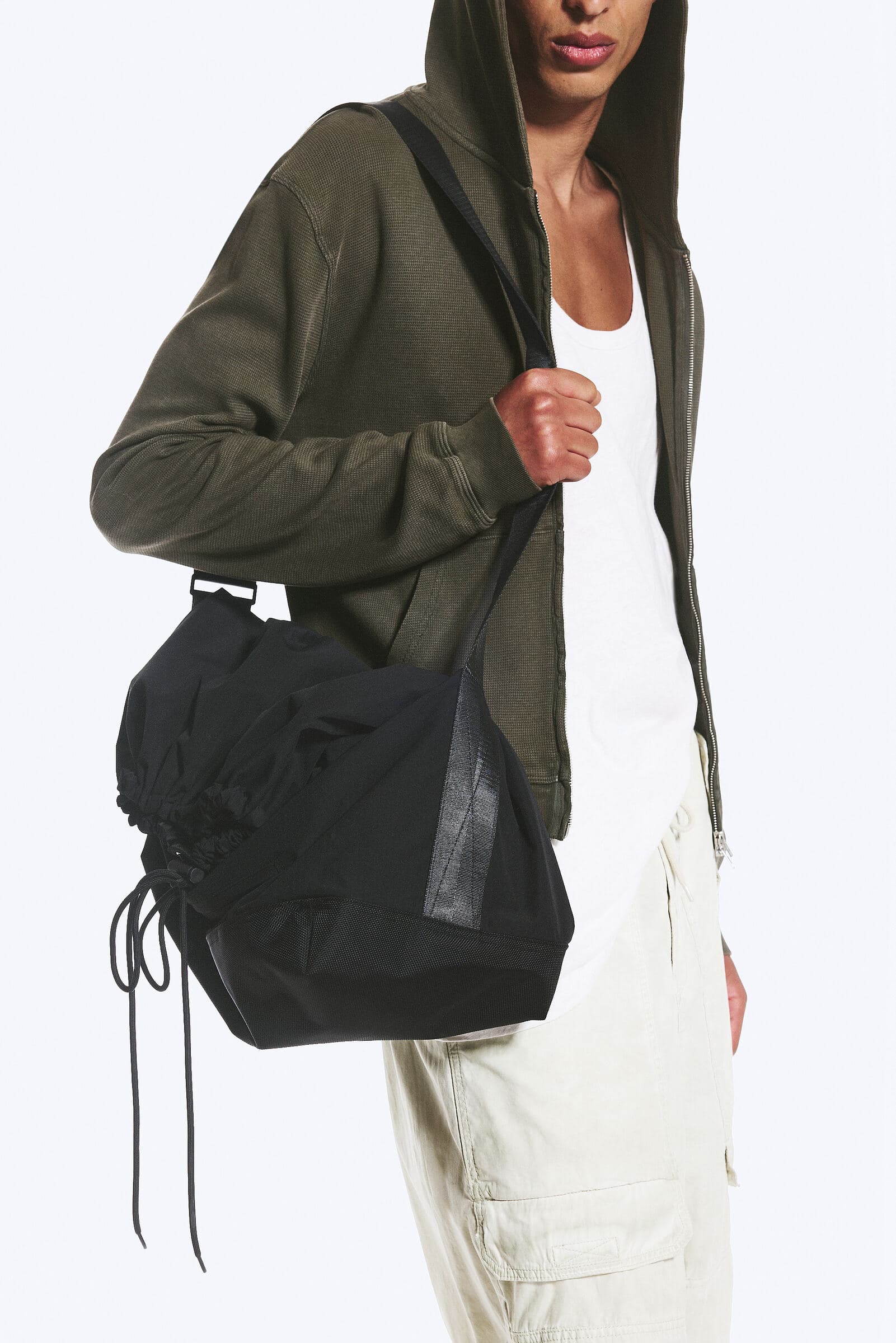 Drawstring Crossbody Bag