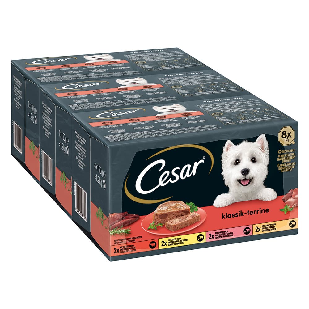 Cesar Classic Selection Mix - Classic Terrine (8 x 150 g)