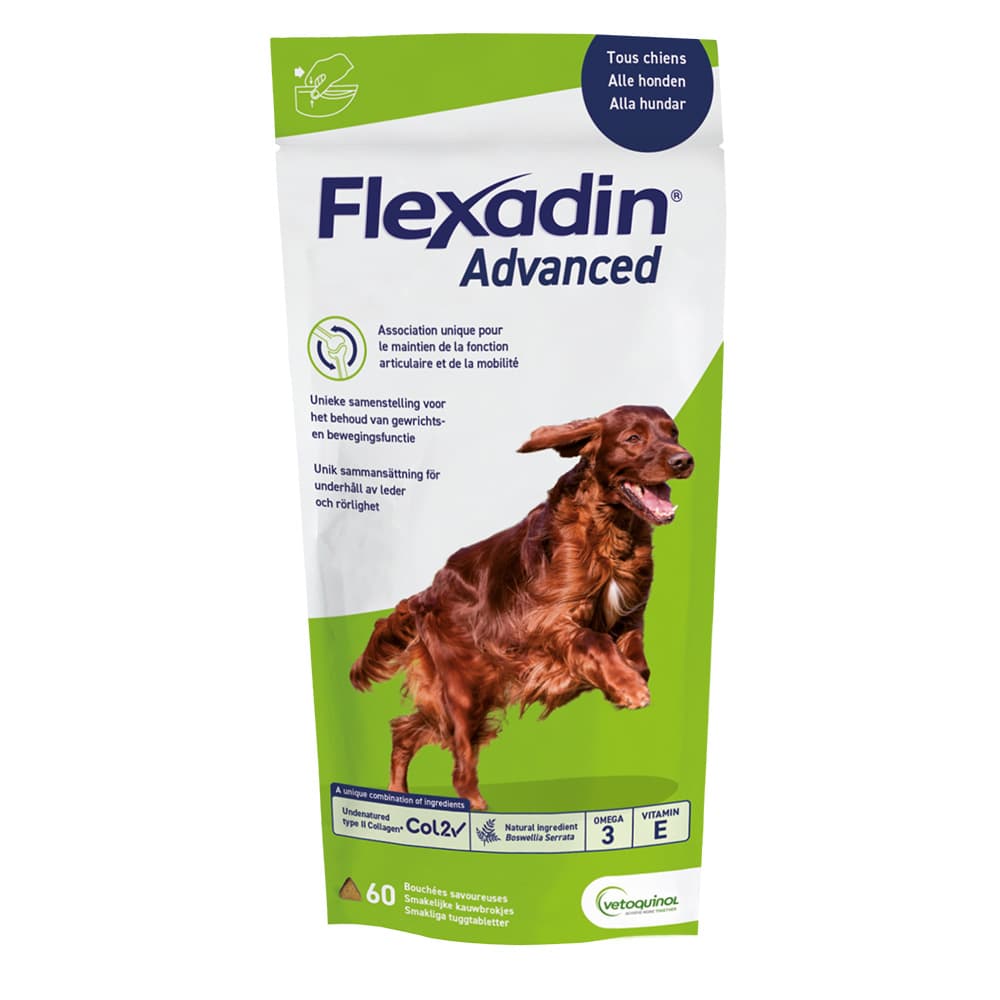 Flexadin avanceret hund - Økonomipakke: 2 x 60 stk