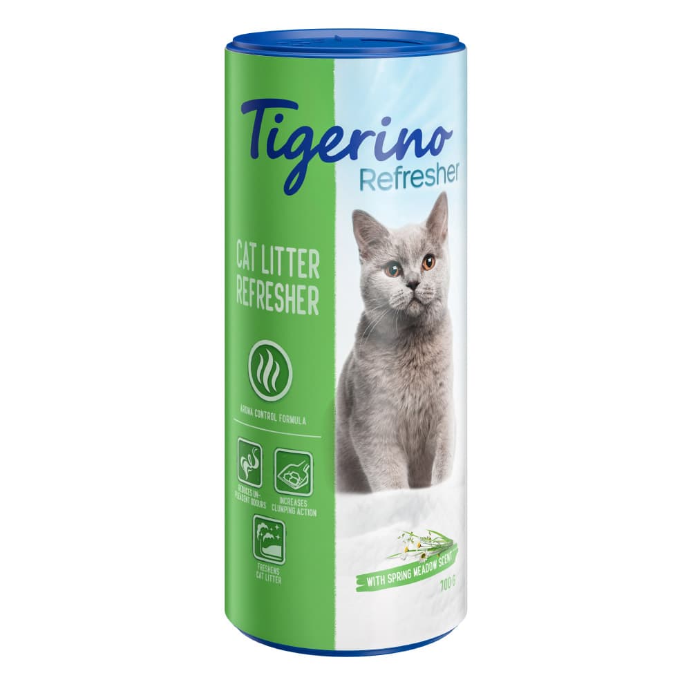 Tigerino Refresher - deodorant til kattegrus - 3 duftvarianter - Frisk duft (700 g)