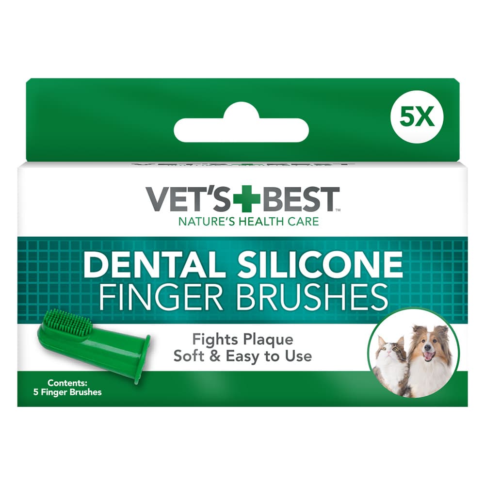 Vet's Best Fingertandbrste - 5 stk.