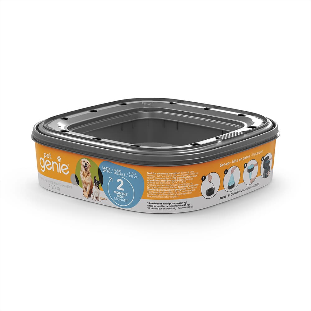 Pet Genie refill-kassette til systemet til bortskaffelse af hundeefterladenskaber - 1 stk (UDEN spand)
