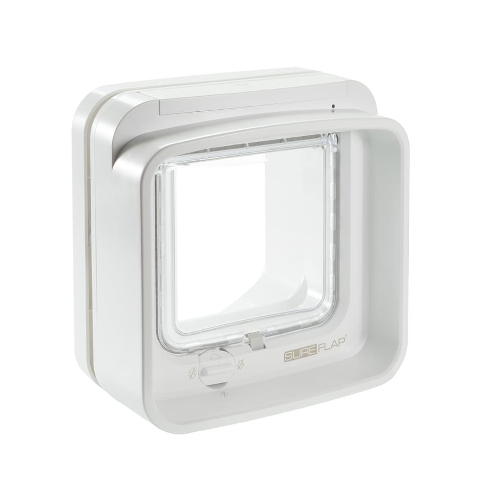 SureFlap DualScan Mikrochip Kattelem - Kattelem, Hvid