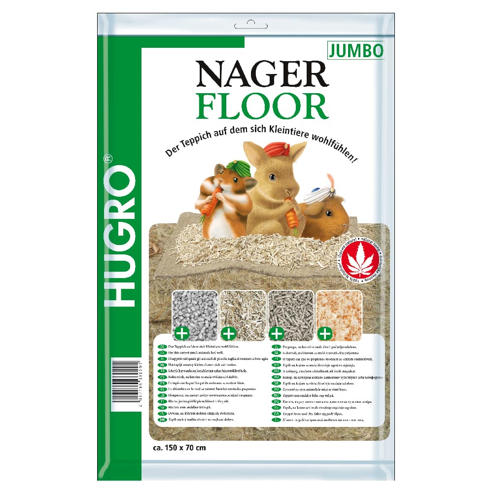 Hugro hamp-underlag - 70 x 150 cm