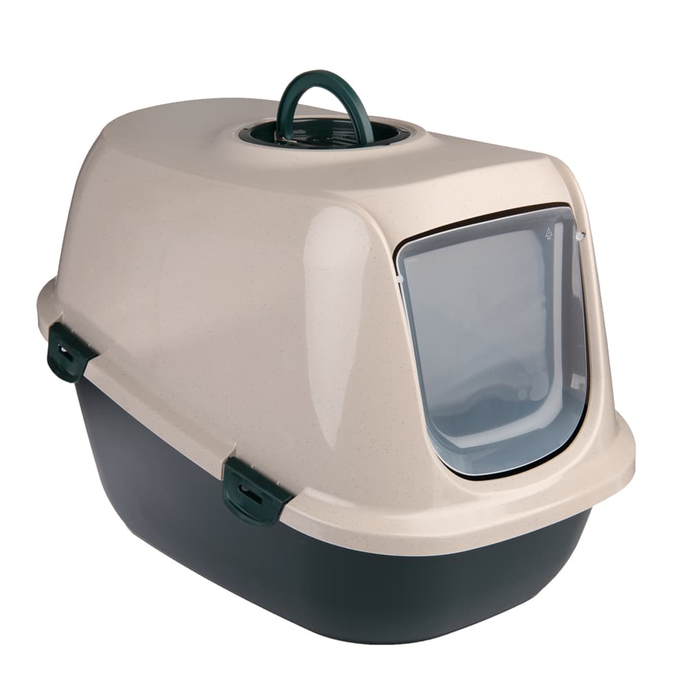 kooa Kattetoilet 90% genbrugsplast - Mrkegrn / Beige