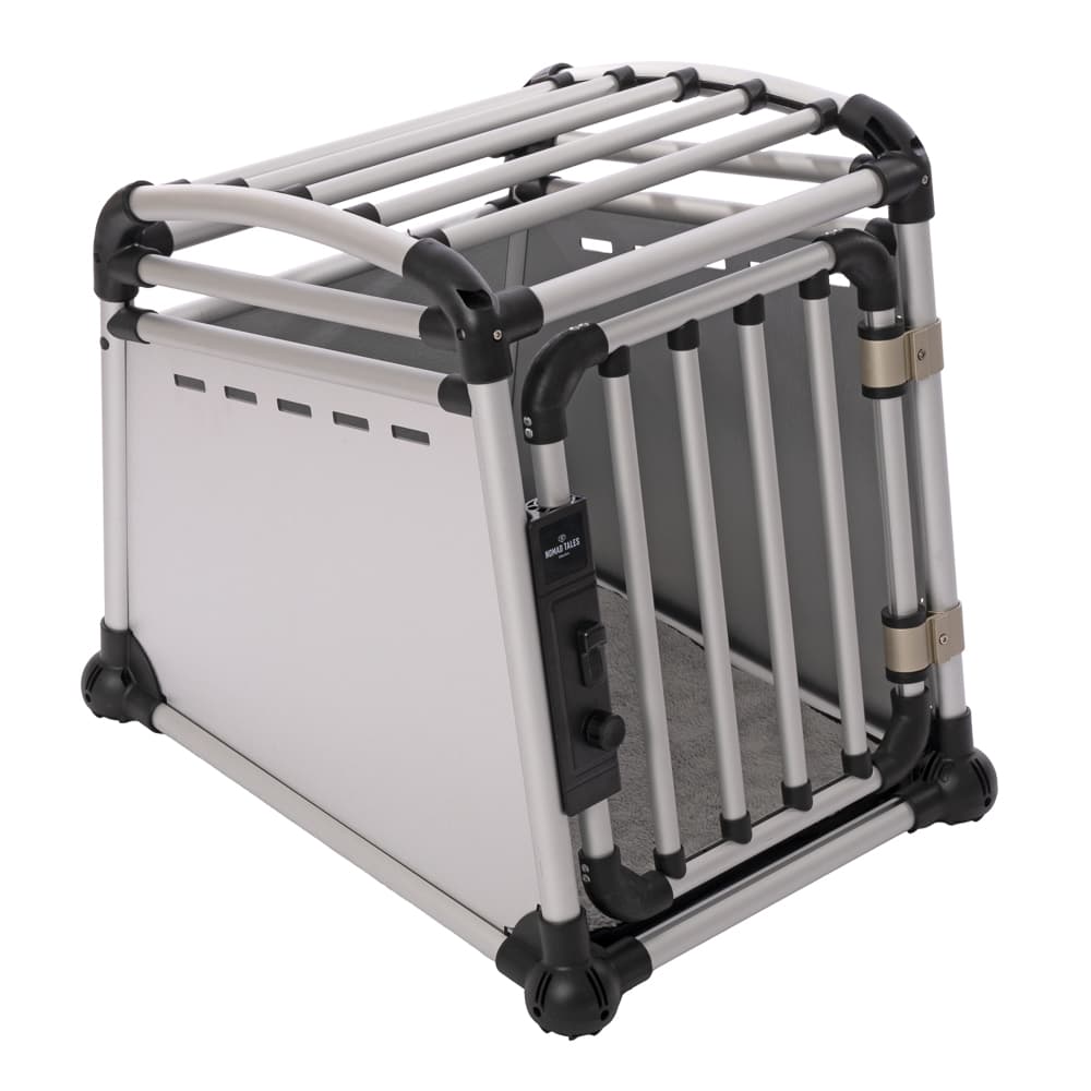 Nomad Tales Spirit hundekasse i aluminium - Størrelse S: B 53 x T 68 x H 61 cm