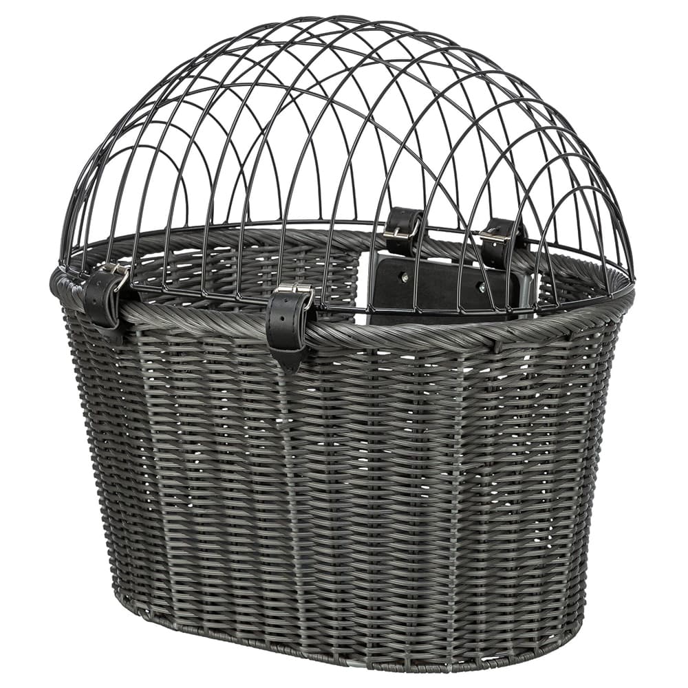 Trixie polyrattan cykelkurv til hunde - L 44 x B 34 x H 41 cm