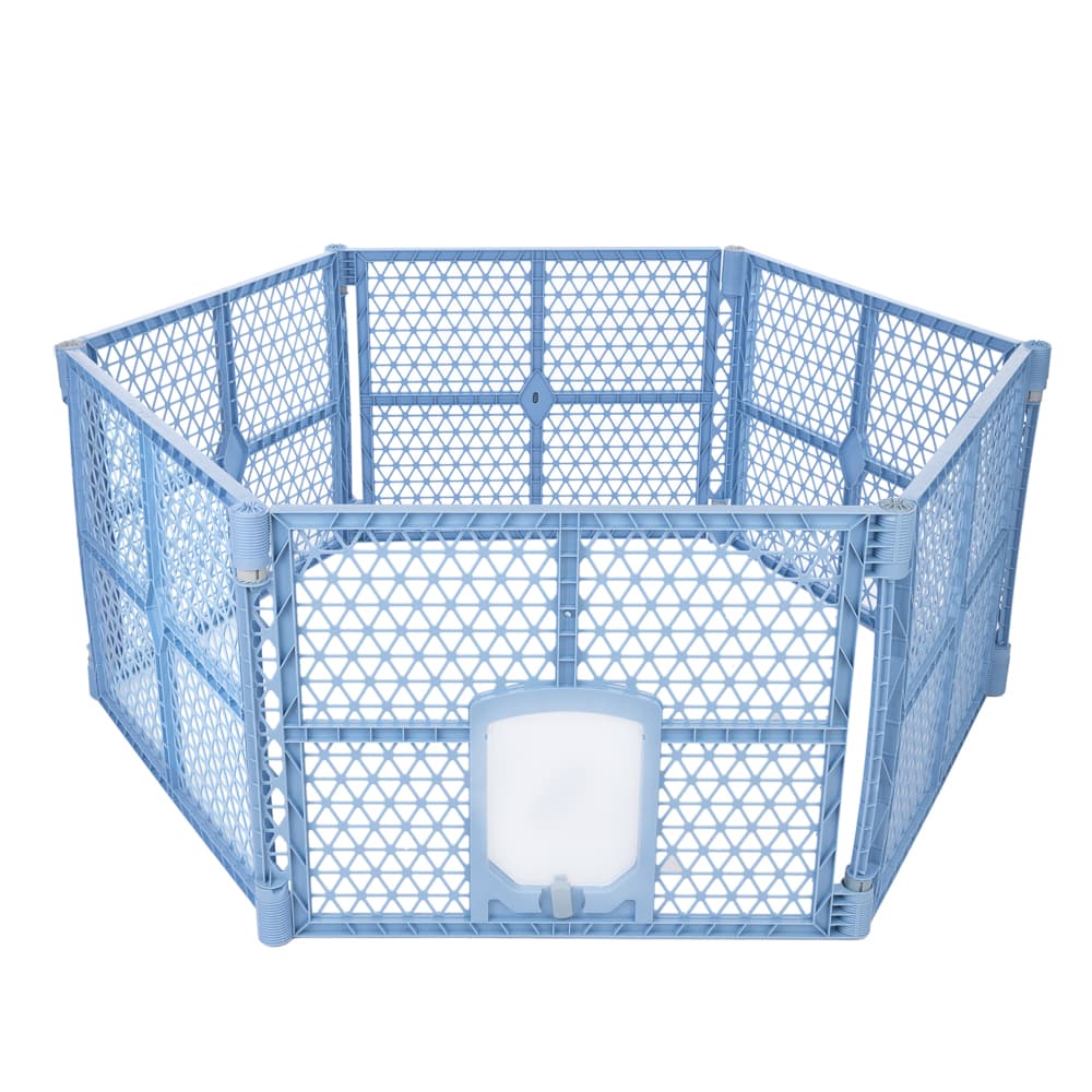 TIAKI Playpen sekskantet lbegrd - L 150 x B 170 x H 66 cm