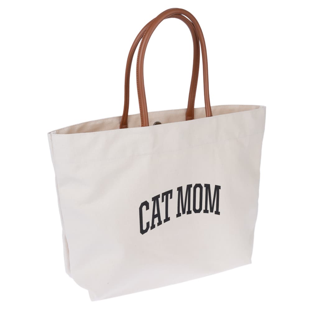 TIAKI indkøbstaske med teksten "Cat Mom" - 1 stk