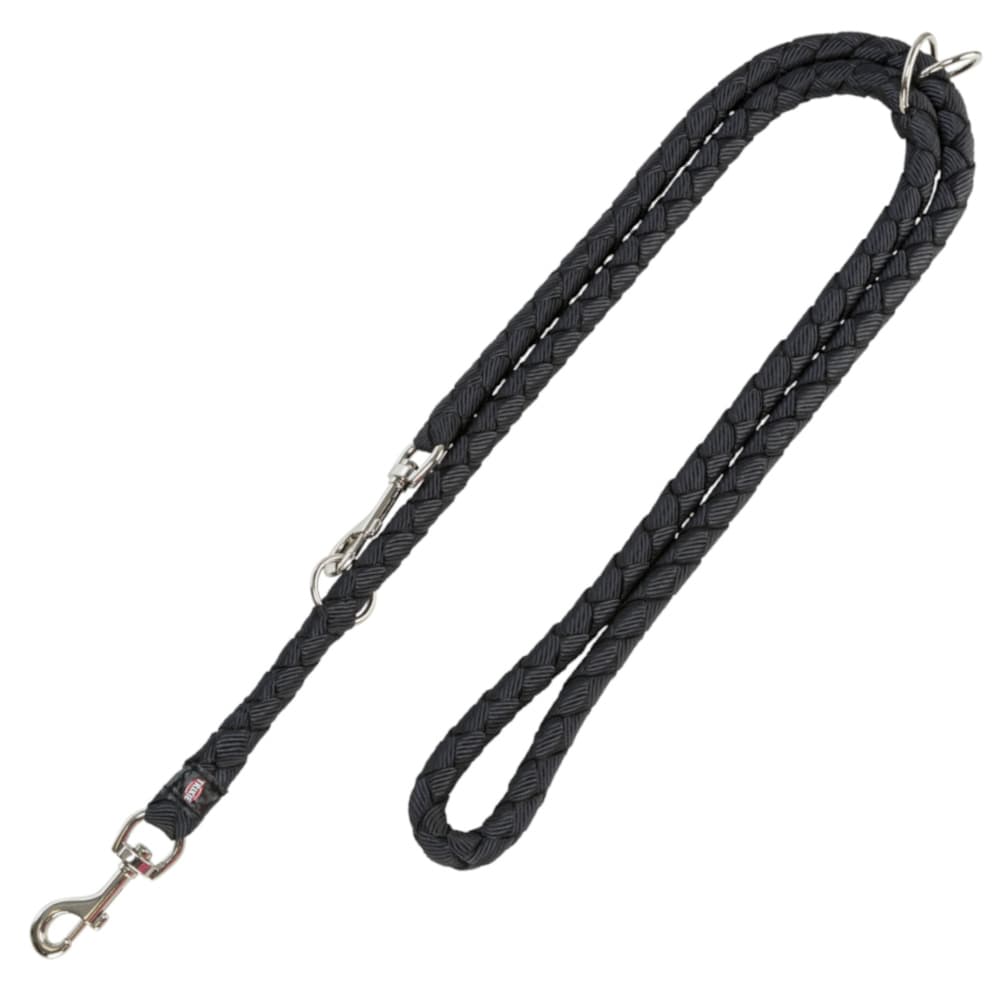 Trixie Cavo Hundesnor, sort - Str. S - M: 200 cm lang,  12 mm