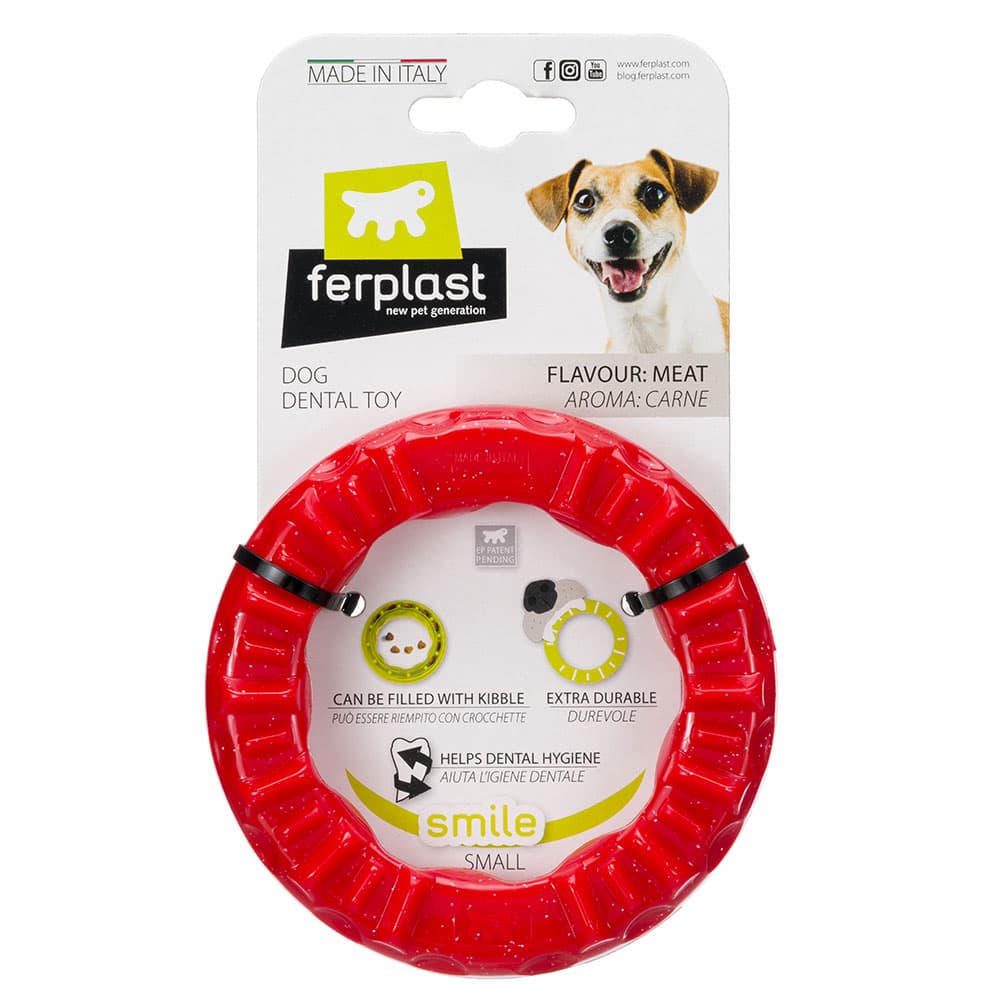 Ferplast Smile Tyggering, rd - Str. S:  12 x H 2,4 cm