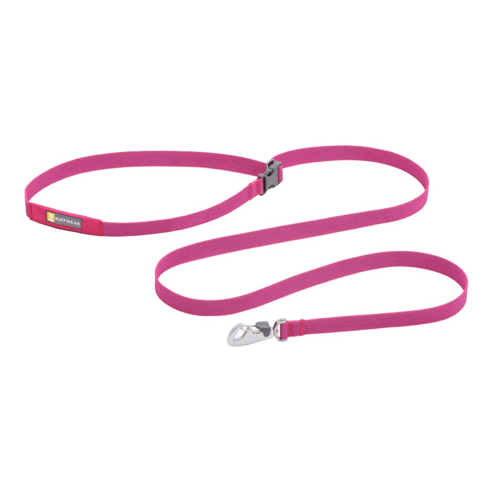 RUFFWEAR Flagline snor - Alpine Pink, 190 cm lang, 20 mm breit