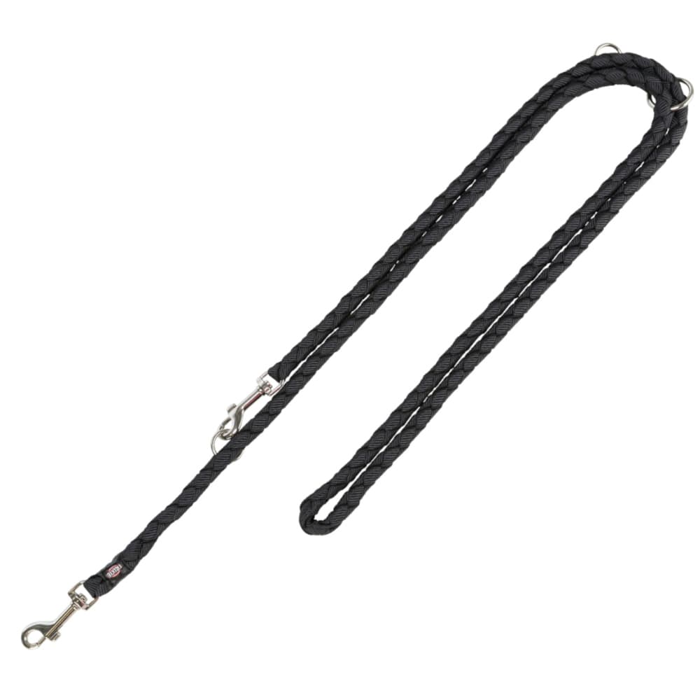 Trixie Cavo Hundesnor, sort - Str. L - XL: 200 cm lang,  18 mm