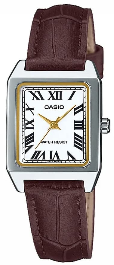 Casio Dameur LTP-B150L-7B2EF Timeless Collection Sølvfarvet/Læder