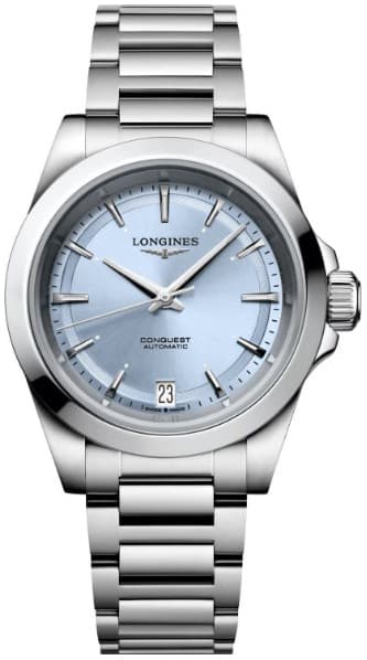 Longines Dameur L3.430.4.92.6 Conquest Blå/Stål Ø34 mm