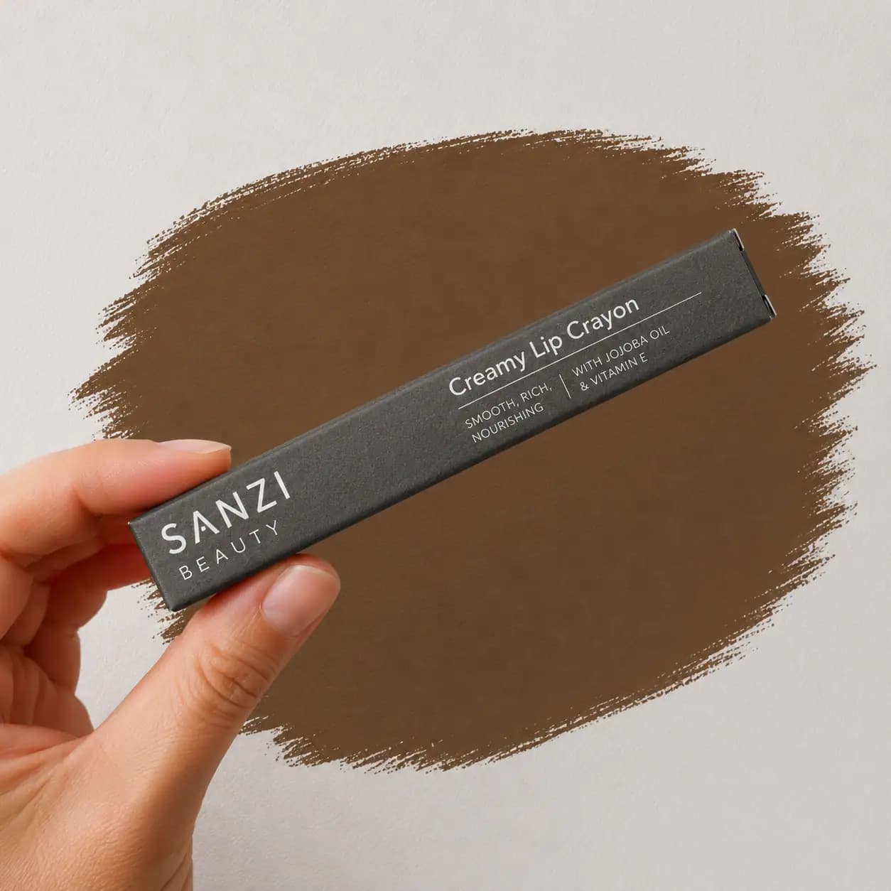 SANZI BEAUTY - CREAMY LIP CRAYON  - Cappuccino