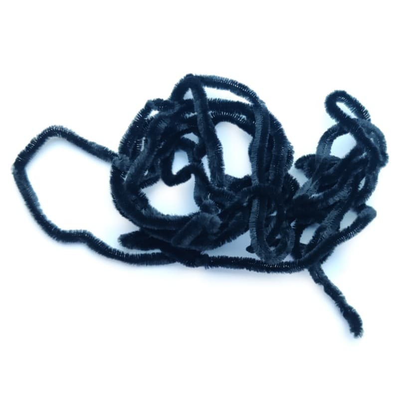Rayon Chenille Black