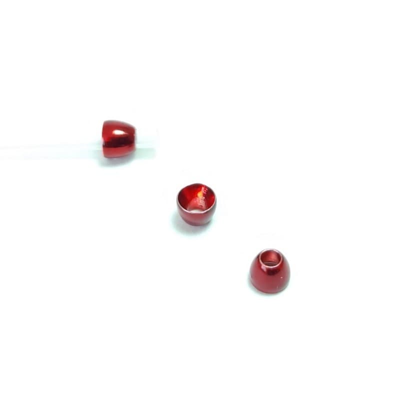 Conehead Metallic red 4mm