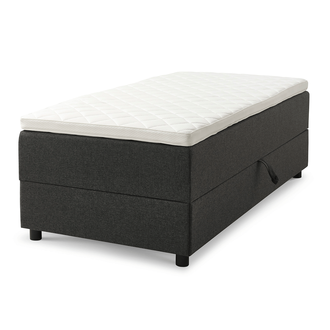 Cosy seng - 80 x 200 cm. pocketfjedre - med opbevaring