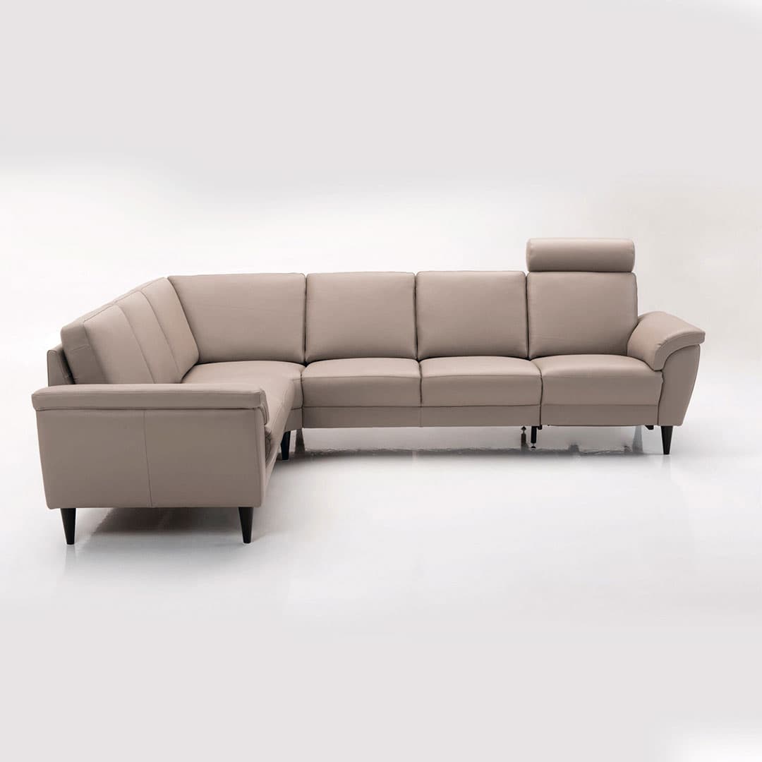 Hjort Knudsen - Napoli hjørnesofa - semianalin læder