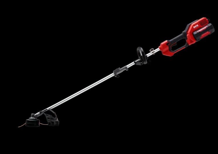 DCK 58V BATTERIDREVET  BUSKRYDDER DELBAR SYSTEM 15'' TRIMMER inklusiv 5Ah batteri, 8A LYNOPLADER)