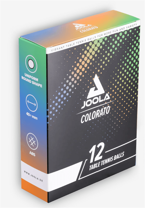 JOOLA bordtennisbolde Colorato 12 stk.