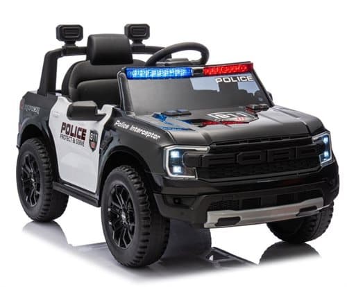 Ford Ranger Wildtrack 707 Police 12V med gummihjul