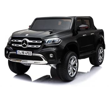 Mercedes X-Class sort 12V, 4x12V motorer, 2 personers.