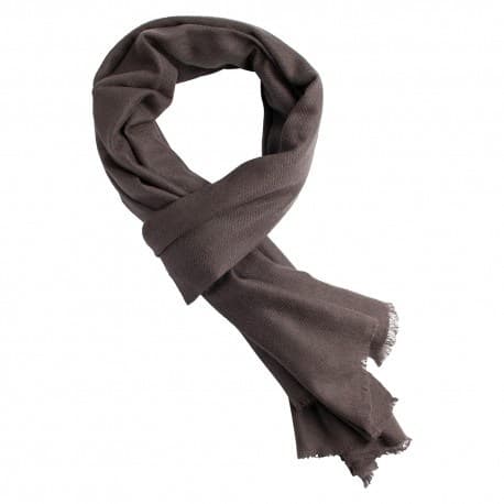 Musegråt cashmere tørklæde
