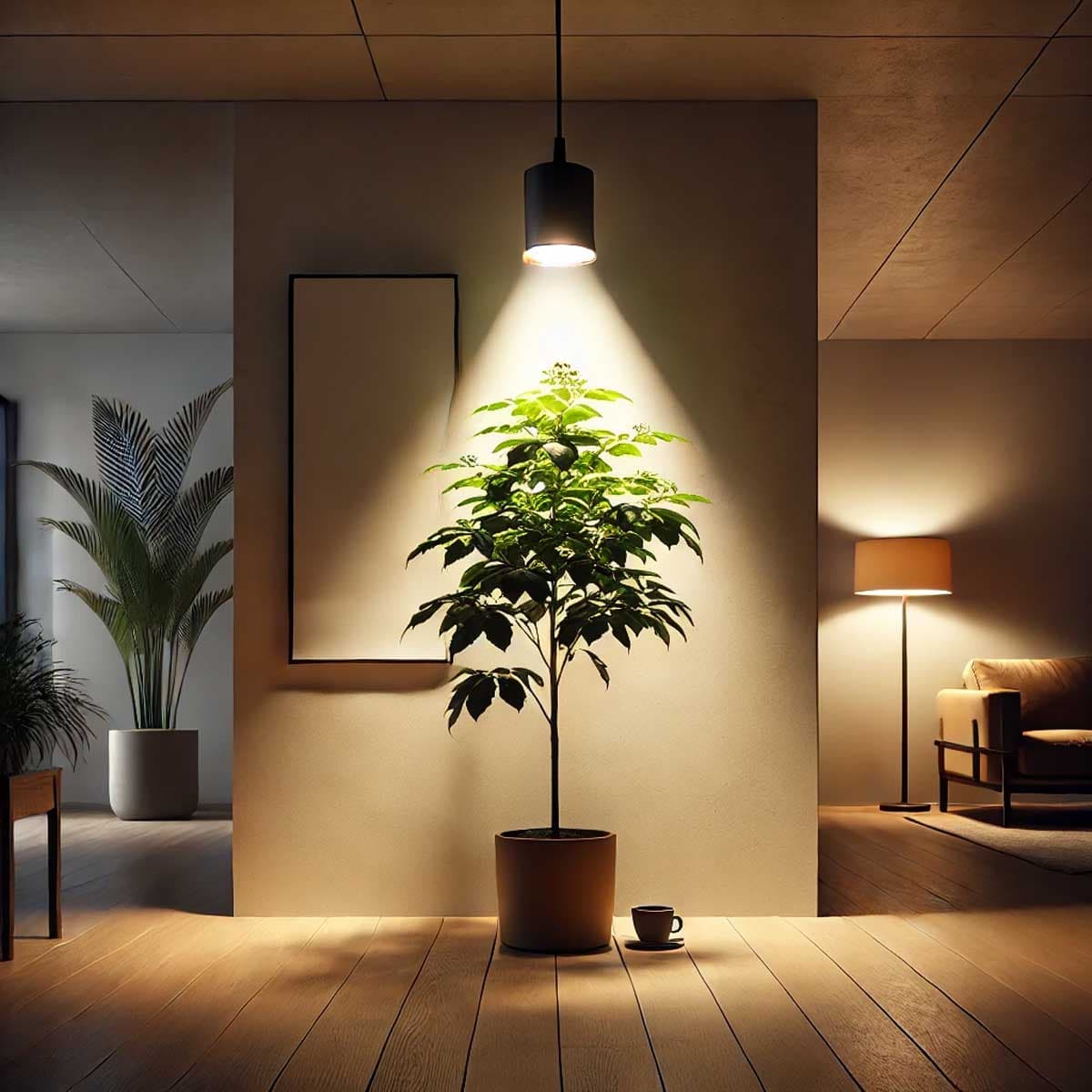 Vækstlys pendel med ledning 40Watt | Hvid