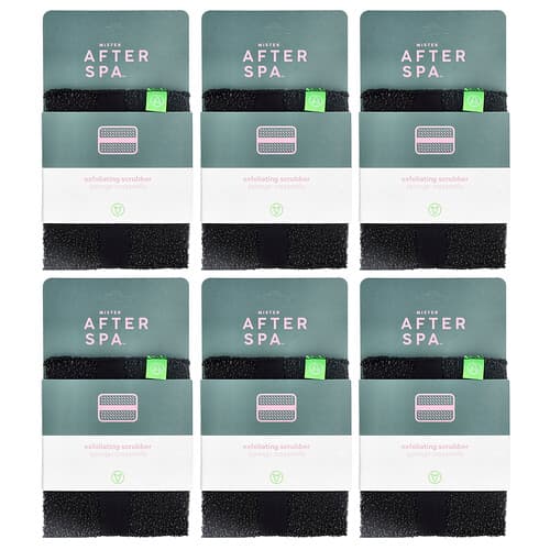 AfterSpa, Eksfolierende skrubber, 6 skrubber
