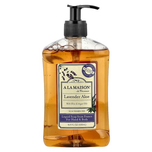 A La Maison de Provence, Flydende sæbe til hænder og krop, lavendel aloe, 500 ml