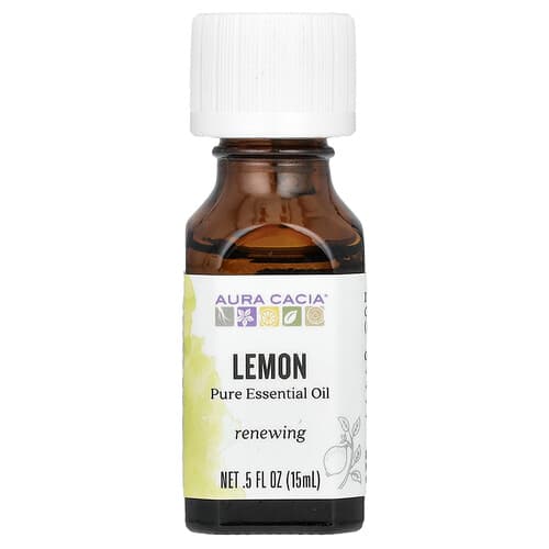 Aura Cacia, Ren æterisk olie, citron, 15 ml