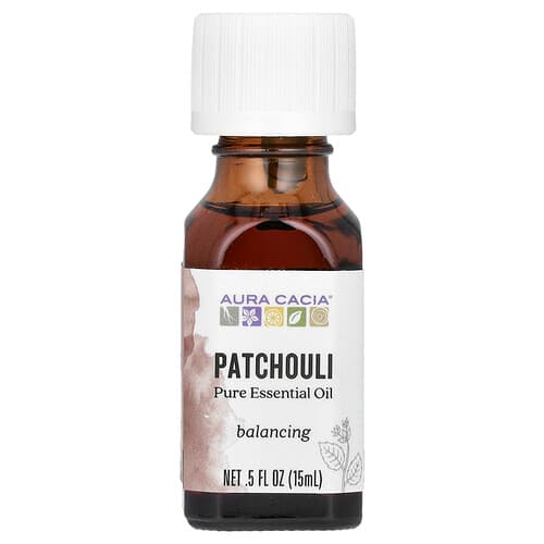 Aura Cacia, Ren æterisk olie, patchouli, 15 ml