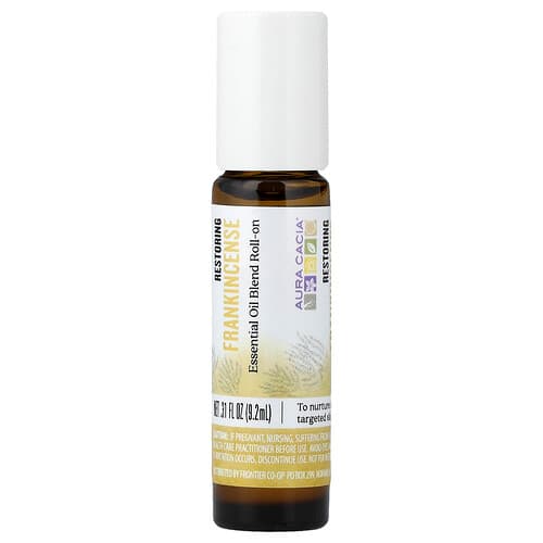 Aura Cacia, Blanding af æteriske olier, roll-on, røgelse, 9,2 ml