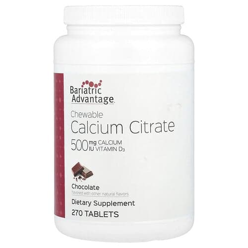 Bariatric Advantage, Tyggetabletter med calciumcitrat, chokolade, 270 tabletter