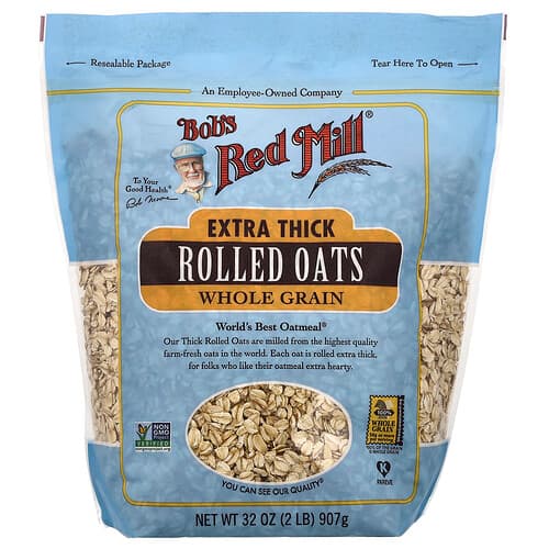 Bob's Red Mill, Ekstra tykke havregryn, fuldkorn, 907 g