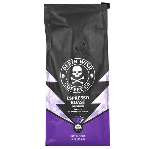 Death Wish Coffee, Malet espresso, ristet kaffe, 255 g