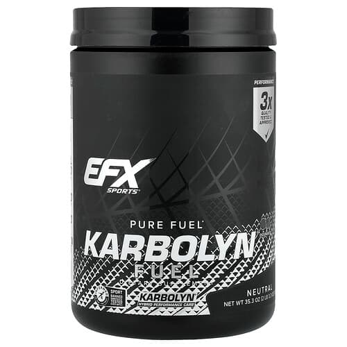 EFX Sports, Karbolyn Fuel, Neutral, 2 lb 3,3 oz (1.000 g)