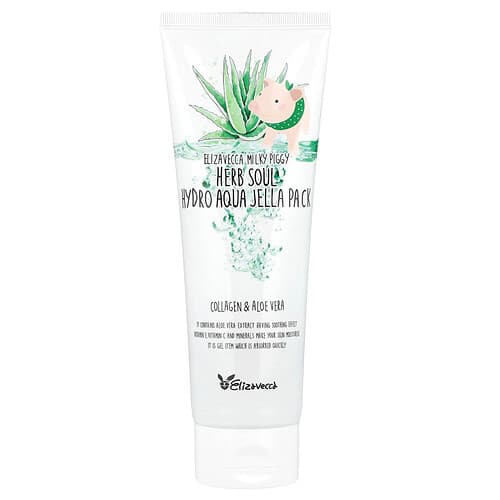 Elizavecca, Milky Piggy, Herb Soul Hydro Aqua Jella-pakke, 250 ml