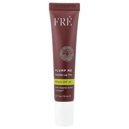 Fre, Plump Me, Peptide Lip Tint, SPF 30, Cassis, 15 ml