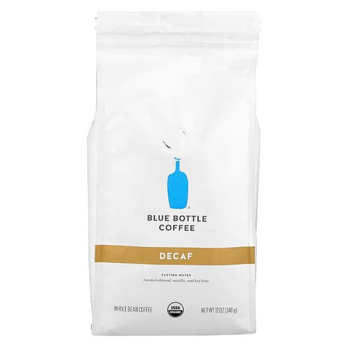 Blue Bottle Coffee, Kaffe, hele bønner, koffeinfri, 340 g