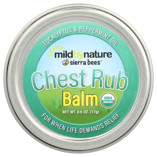Mild By Nature, Brystbalsam, eukalyptus og pebermynte, 17 g
