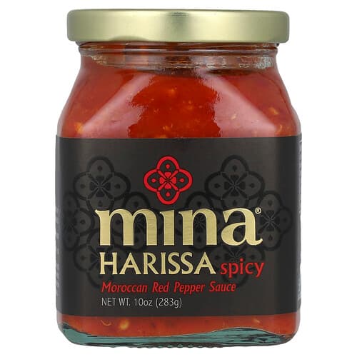 Mina, Harissa, marokkansk rød pebersauce, krydret, 283 g